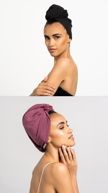 Bundle Haarhandtücher und Turban Handtücher aus Bambus von CURLY N COVERED