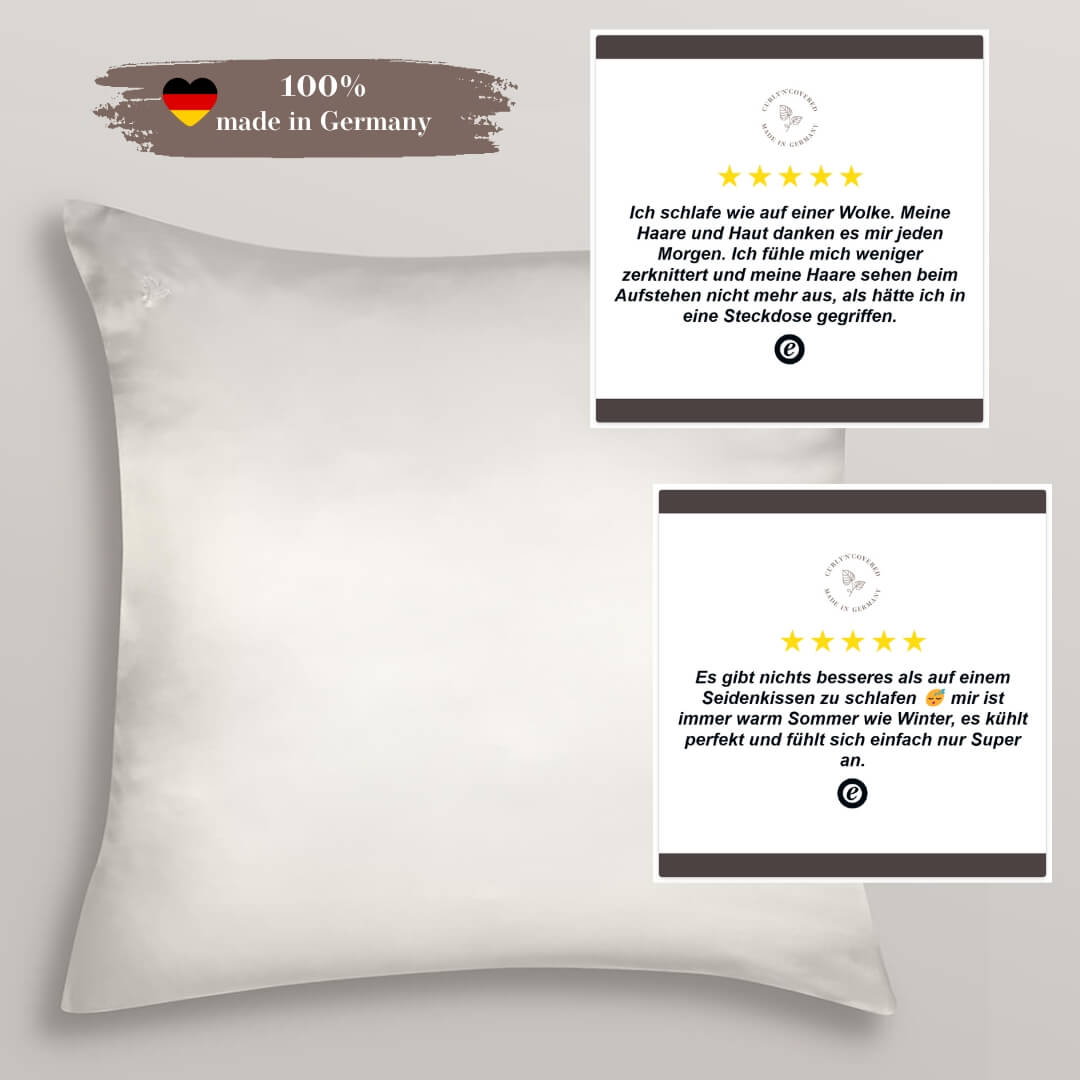 Seidenkissenbezug 80 x 80: Magie für Haut & Haar
