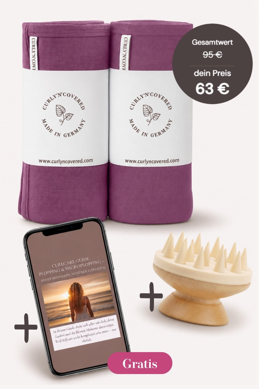 Verliebe dich in unsere Bambus Handtuch Bundles – für spürbar und sichtbar gepflegte Locken